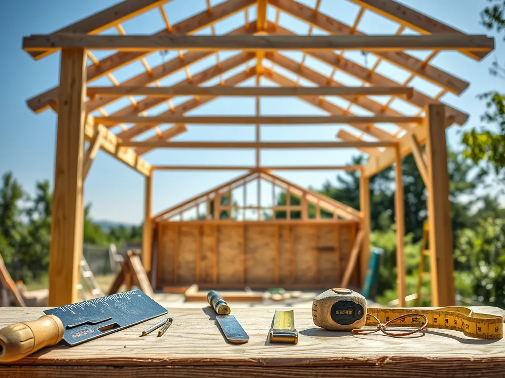 Jak zrobić dach jednospadowy na garażu?