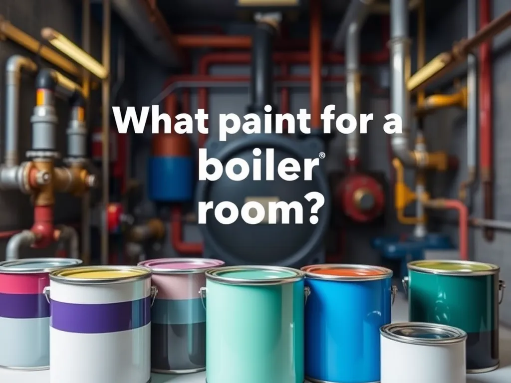 Jaka farba do kotłowni?