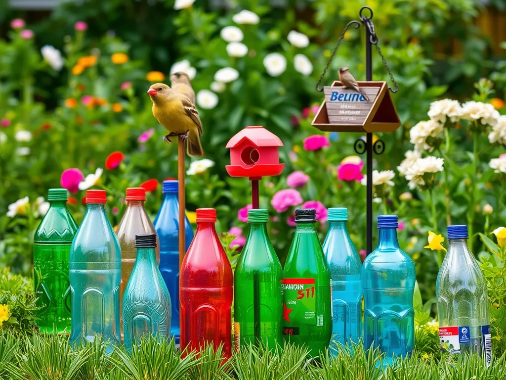 Co można zrobić z butelek plastikowych do ogrodu?