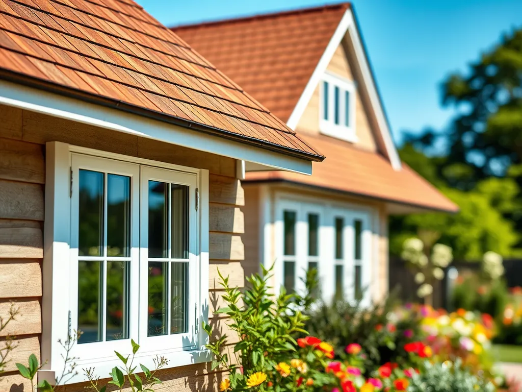 Brązowy dach i białe okna – jaka elewacja?