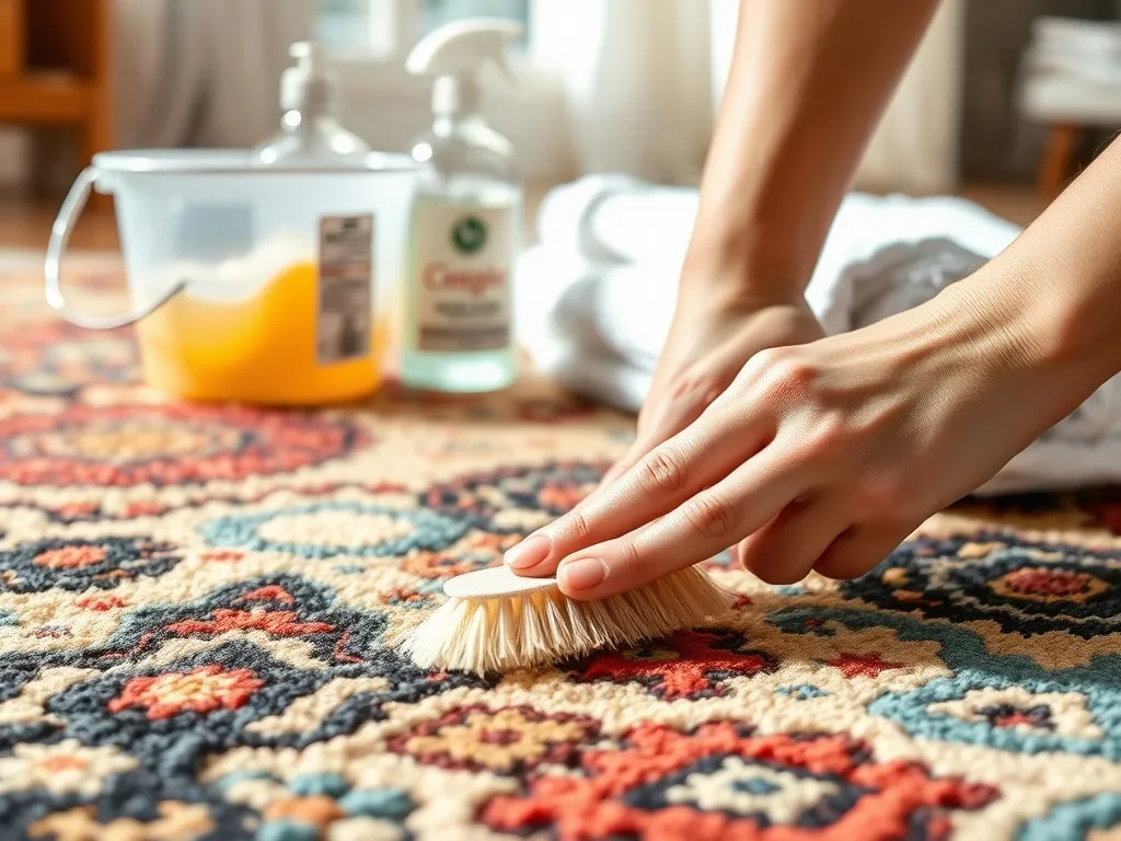 Jak wyprać dywan ręcznie? Sprawdzone domowe metody czyszczenia