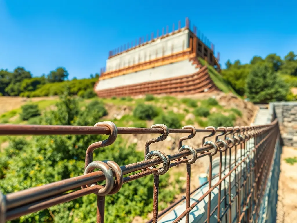 Zbrojenie muru oporowego: kluczowe informacje i porady dla budujących
